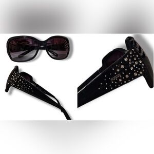 Fossil Black LORI ANN PS3995
400 Sunglasses Rhinestone Crystal Gems Big Lens